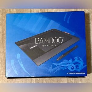 Wacom Bamboo Touch Tablet CTH-460 USB Graphic Design Drawing
